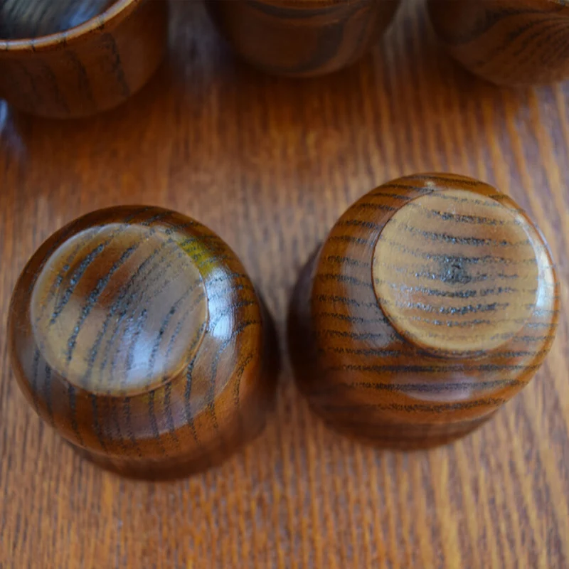 1 пара китайские традиционные деревянные кружки из натурального дерева для чая