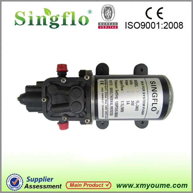 Электрический распылитель для сельского хозяйства Singflo FL 3402 24V mini 80psi|pump for|electric