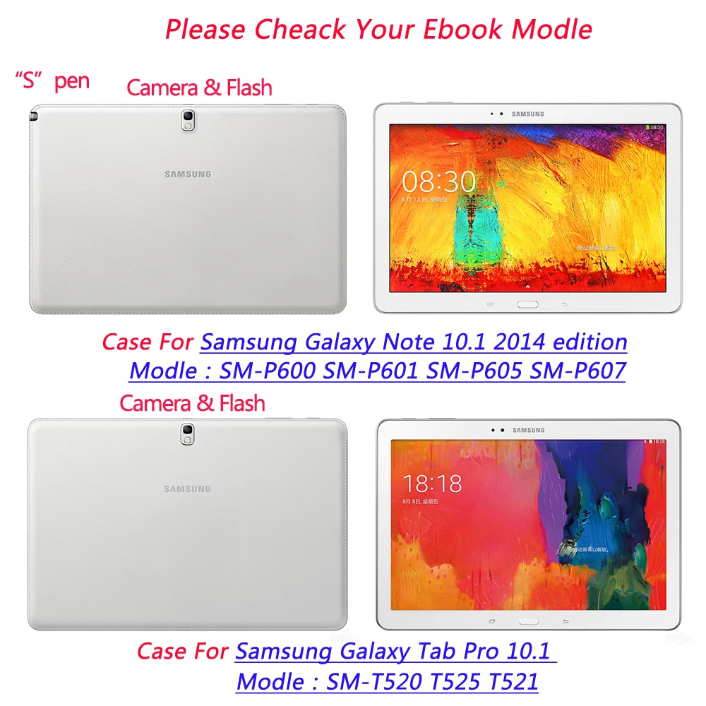 Умный Ультратонкий чехол подставка для планшета Samsung Galaxy Tab Pro 10 1 T525 T521 с функцией