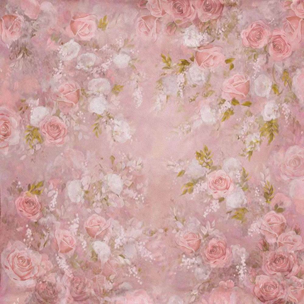 HUAYI Newborn Photography Backdrop for picture Studio backgrounds pink flower floral backdrop baby shower photo booth Xt-6848 |
