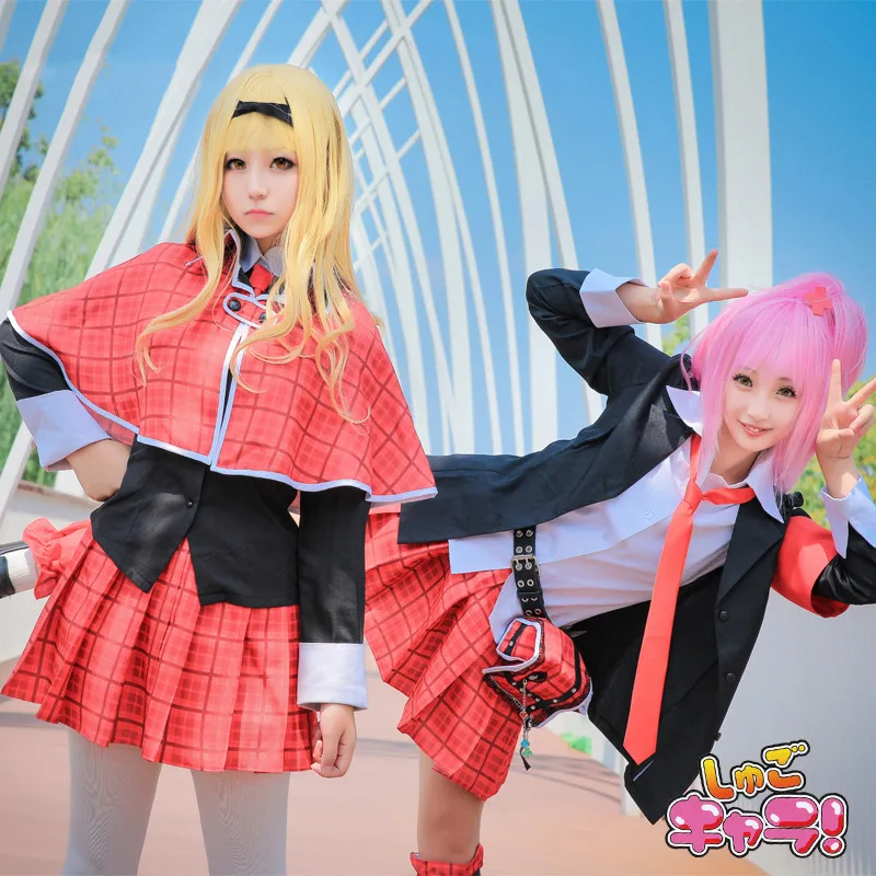 Shugo Chara! Костюм Хинамори Аму для косплея JK школьная форма повседневные костюмы на