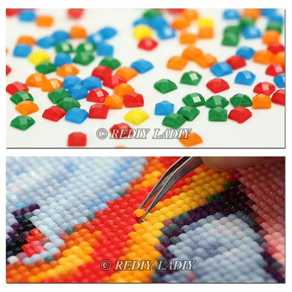 Алмазная живопись Триптих полная вышивка Парижская башня искусство стразы