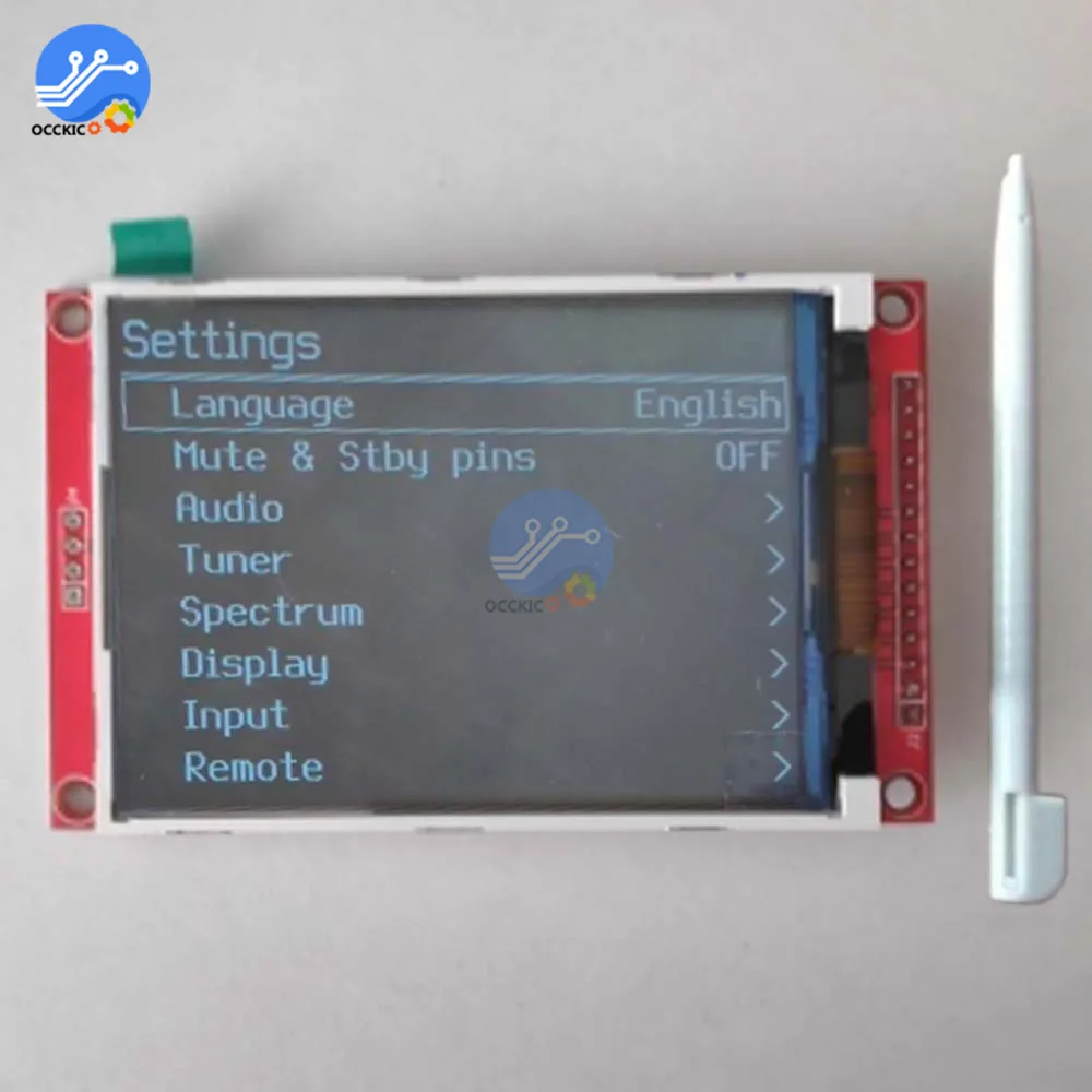 3.2 inch 320*240 LCD Screen Display Module SPI Serial TFT with Touch Panel Driver IC ILI9341 Controller for MCU | Электроника