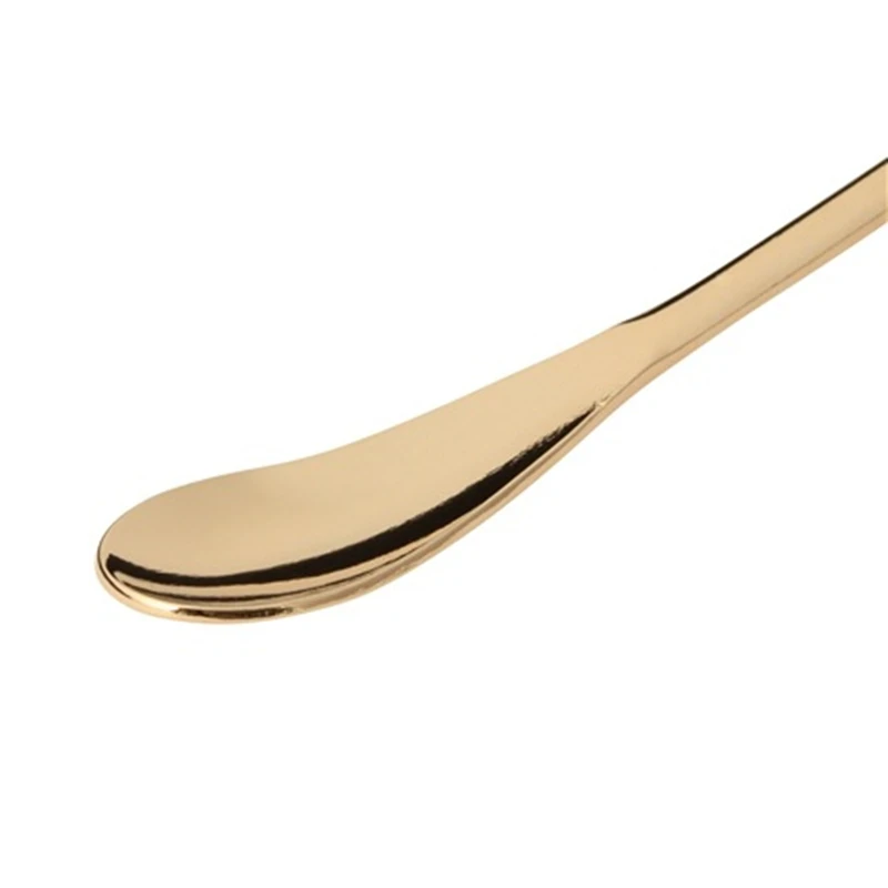 Десертная ложка медовые ложки медовый стержень с золотым покрытием смешивающие