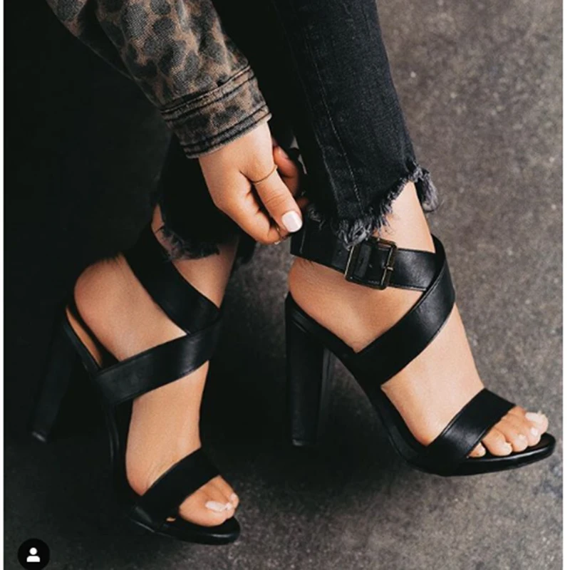 2019 г. женские летние Коричневые босоножки на платформе и Высоком толстом каблуке