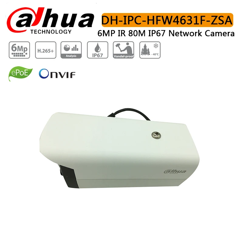 Dahua IPC HFW4631F ZSA Пуля IP Камера 6MP ИК 60 м H.265 H.264 POE 2 7 мм ~ 13 5 моторизованные зум объектив