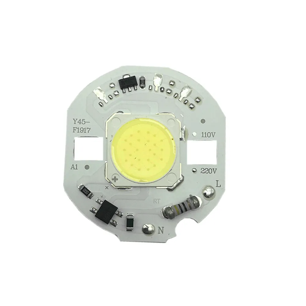 10 шт./лот Светодиодная лампа COB Чип Вт 12 15 реальная мощность 220 В вход Smart IC сделай