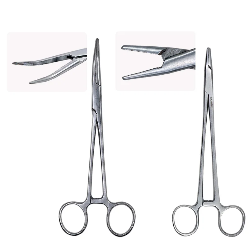 14 см 16 18 Пинцет Ножницы Hemostat артерия хирургические зажимы для очистки домашних