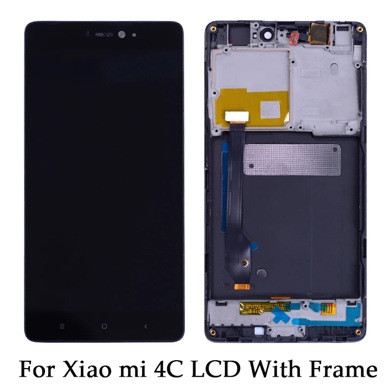 5 0 &quotips lcd для Xiaomi mi 4 дисплей 4C сенсорный экран дигитайзер с рамкой 4i | Мобильные