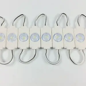 100 шт. 2835 Мини светодиодный модуль инъекции с объективом DC12V водонепроницаемые модули дисплея для рекламы светильник слова светильник