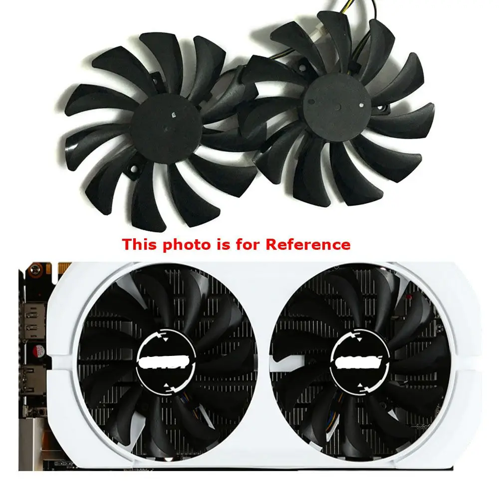 1 комплект GTX960 GTX950 GPU альтернативный охлаждающий вентилятор для MSI GeForce-GTX-950-2GD5T-OCV2