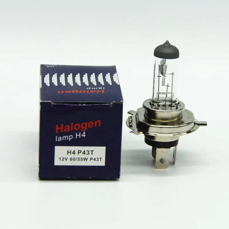 10 шт. H4 галогенная лампа 12 В 60/55 Вт 4300K для автомобильных фар|h4 halogen bulb|car headlightbulb 12v |