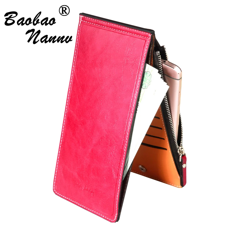 Супертонкие кошельки карамельных цветов из искусственной кожи для женщин и