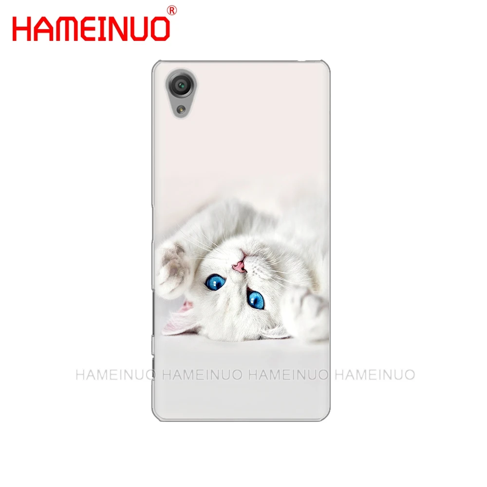 HAMEINUO чехол для телефона с изображением милого котенка sony xperia C6 XA1 XA ULTRA X XP L1 compact