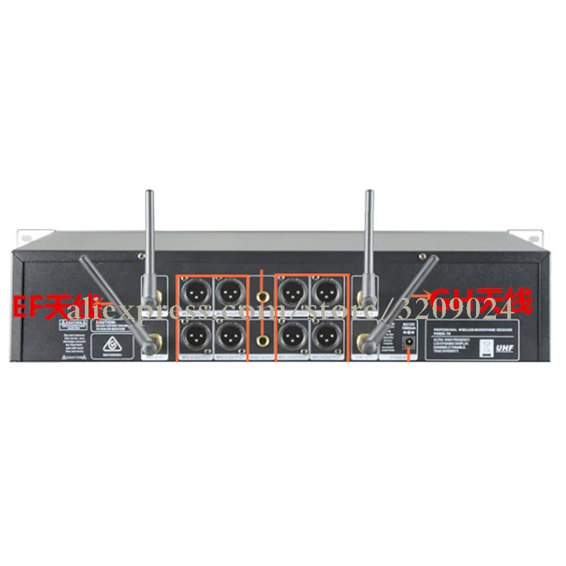 

8 Channels UHF Wireless Handheld Microphone Karaoke KTV Concert Microphone Mic System