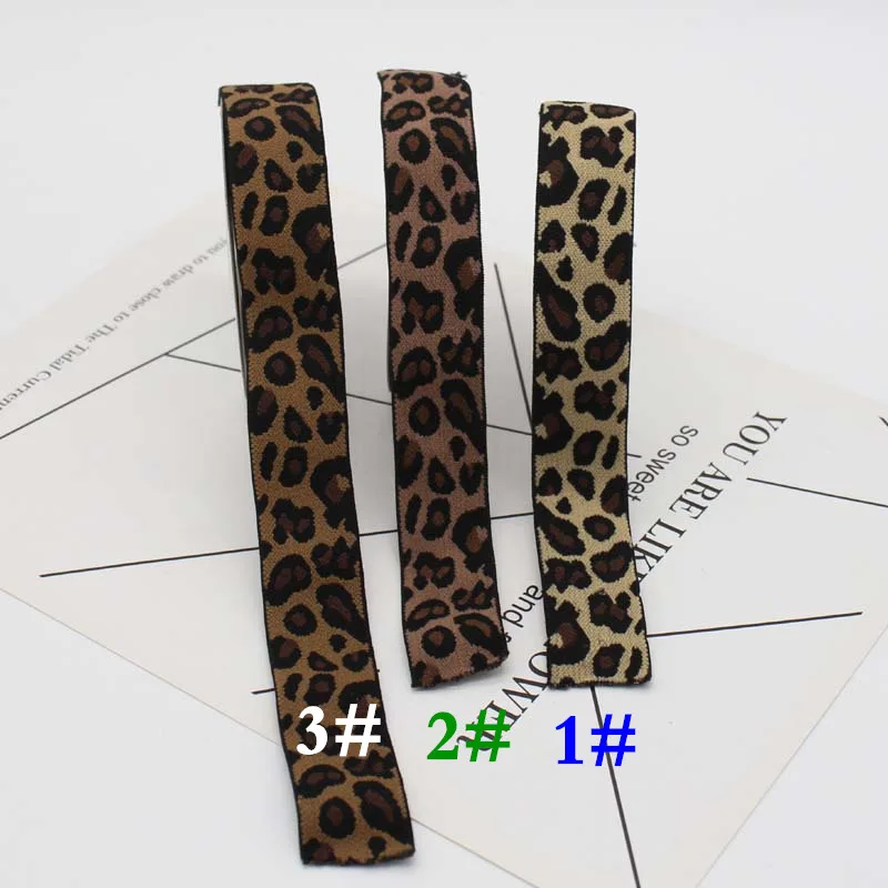 25 мм leopard стиль резинки короткая юбка Жаккардовый Пояс эластичная резинка
