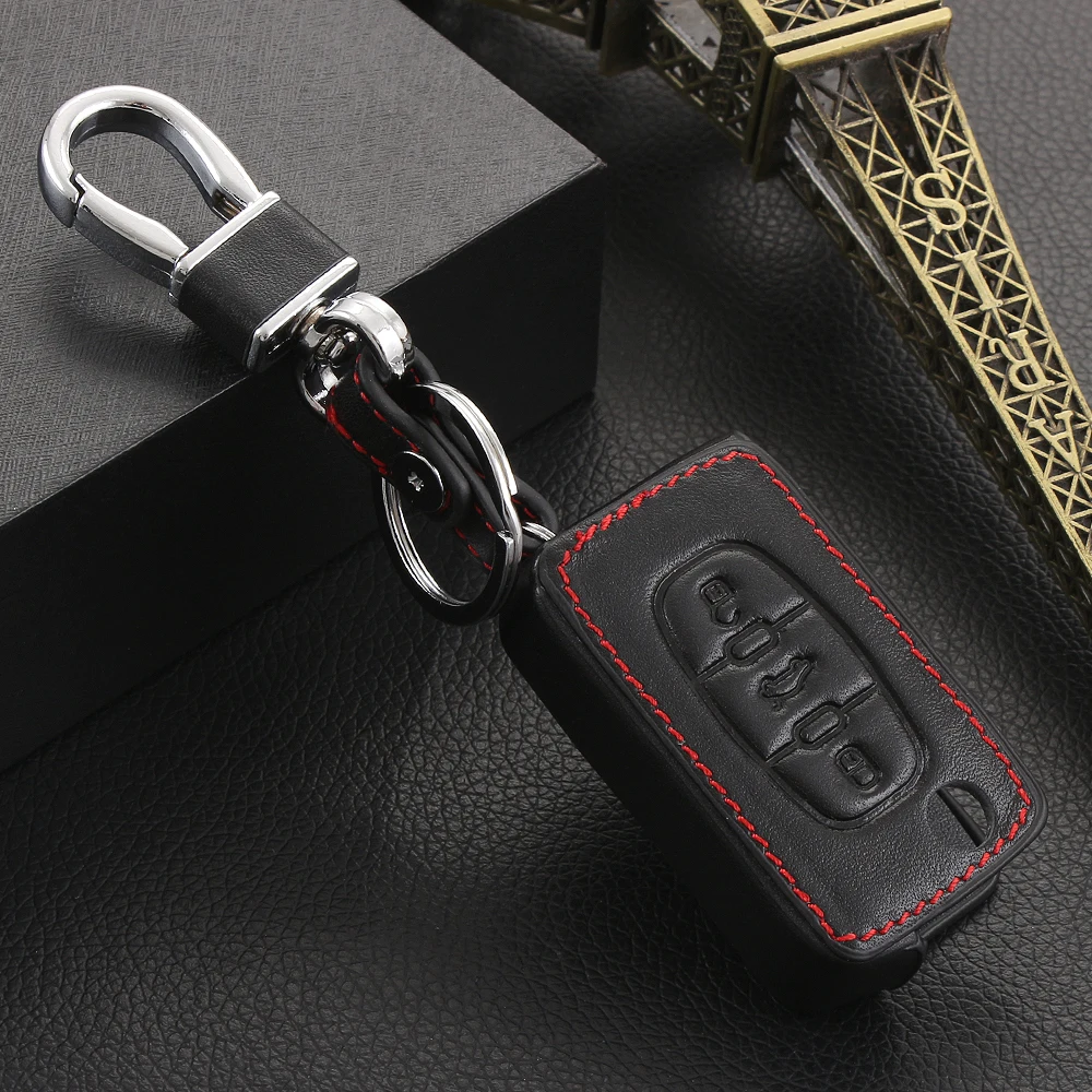 NEW Car Key Fold Cover For Peugeot 206 207 307 407 308 607 Citroen C2 C3 C4 C5 C6 Quatre 3 Button Remote Keys car styling | Автомобили и