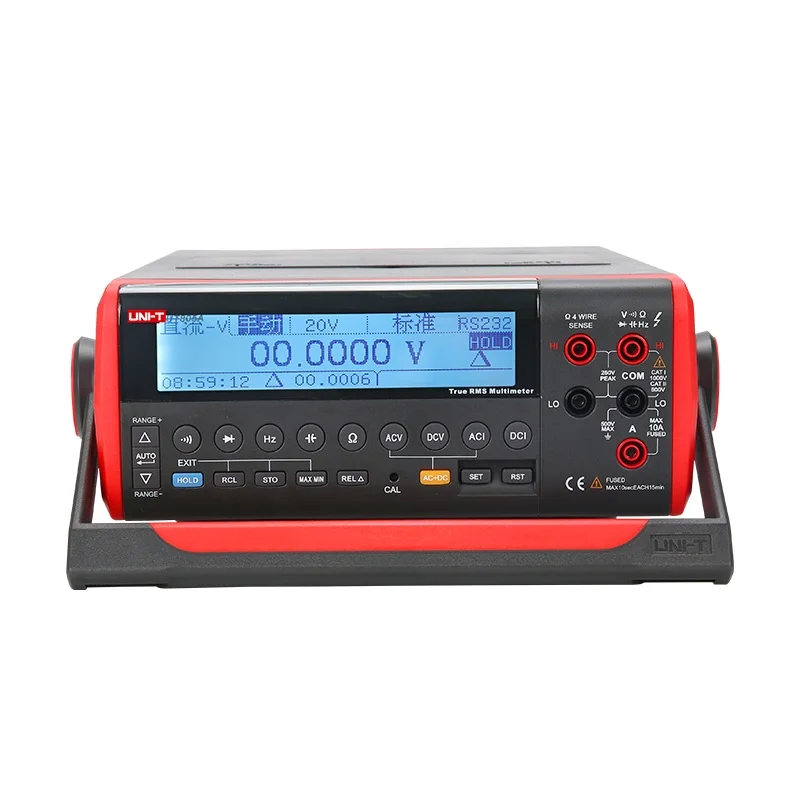 Цифровой мультиметр UNI T UT805A настольного типа 199999 отсчетов True RMS автоматические