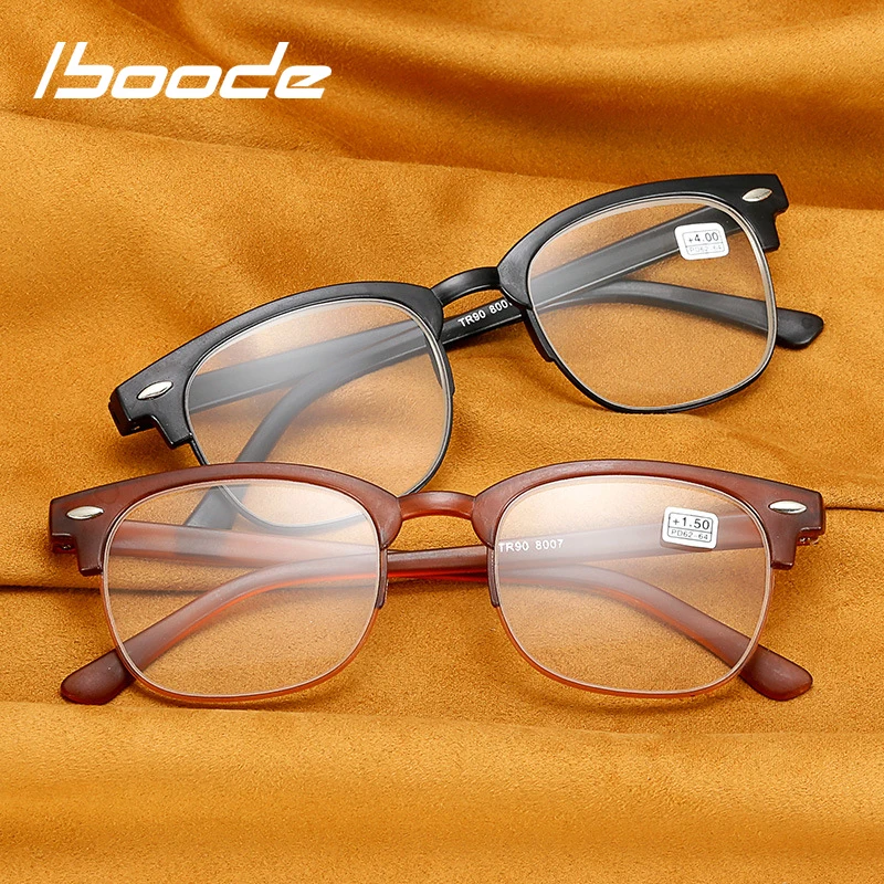 Iboode TR90 ретро очки для чтения мужские и женские классические ультралегкие