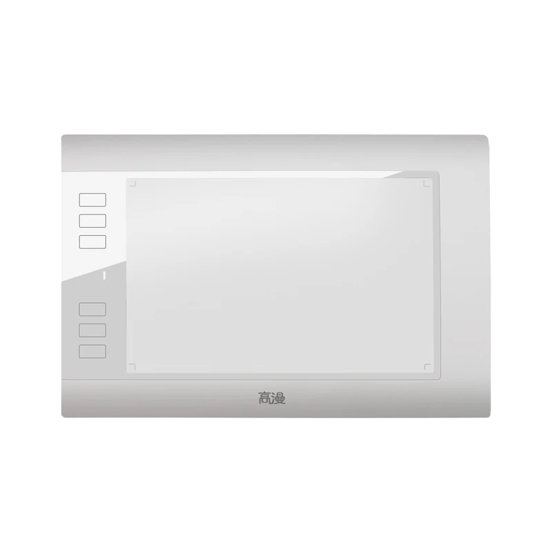 GAOMON 860T 8x6 дюймов USB графический планшет для рисования/конструктор электронный с 6 настраиваемые клавиши доска для записей и живописи и игры ОСУ - Цвет: Белый