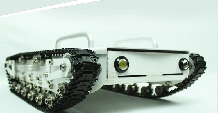 RC 4WD Metal Tank Chassis Large Load Tracked Vehicle Big Bearing Track Crawler Caterpillar DIY Toy Smart Car Robot | Игрушки и хобби