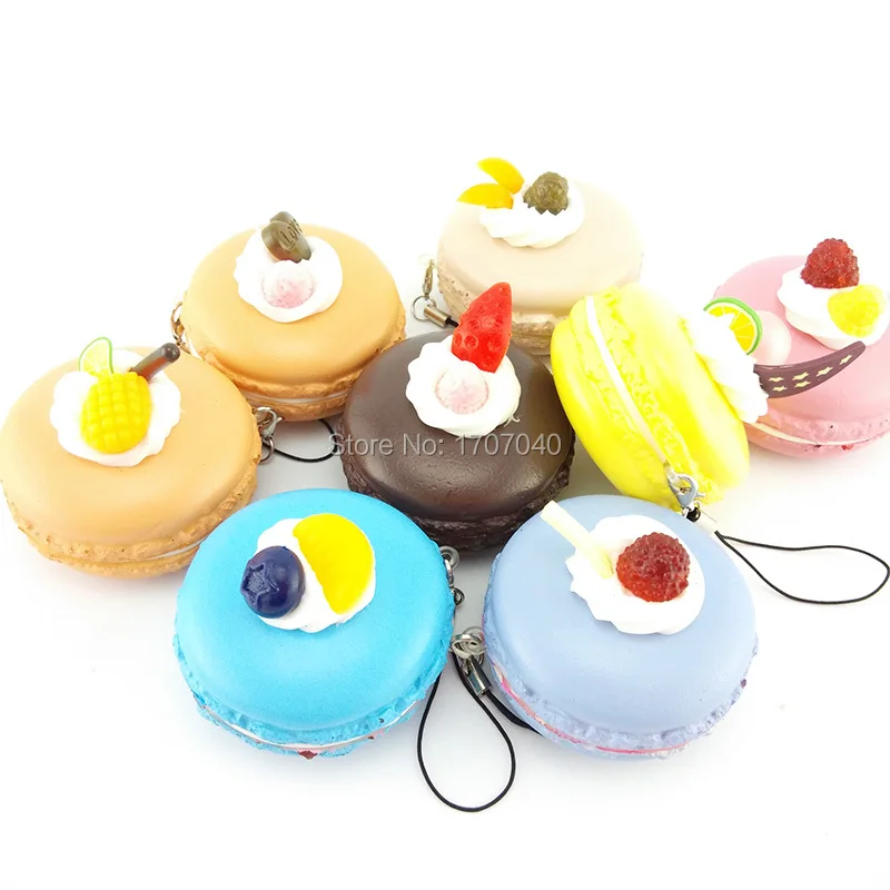 Kawaii Fruit Macaroon Squishy Collectibles Soft Gift Kid Simulation Food Toy | Игрушки и хобби