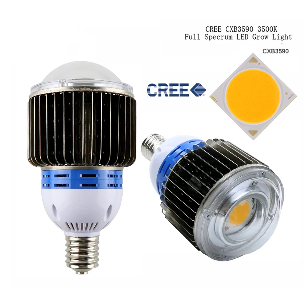 CREE CXB3590LED Grow Lights Full Spectrum Fitolampy Фито лампа E27 фито-лампы для комнатных растений цветы овощей и растений тента Fitol