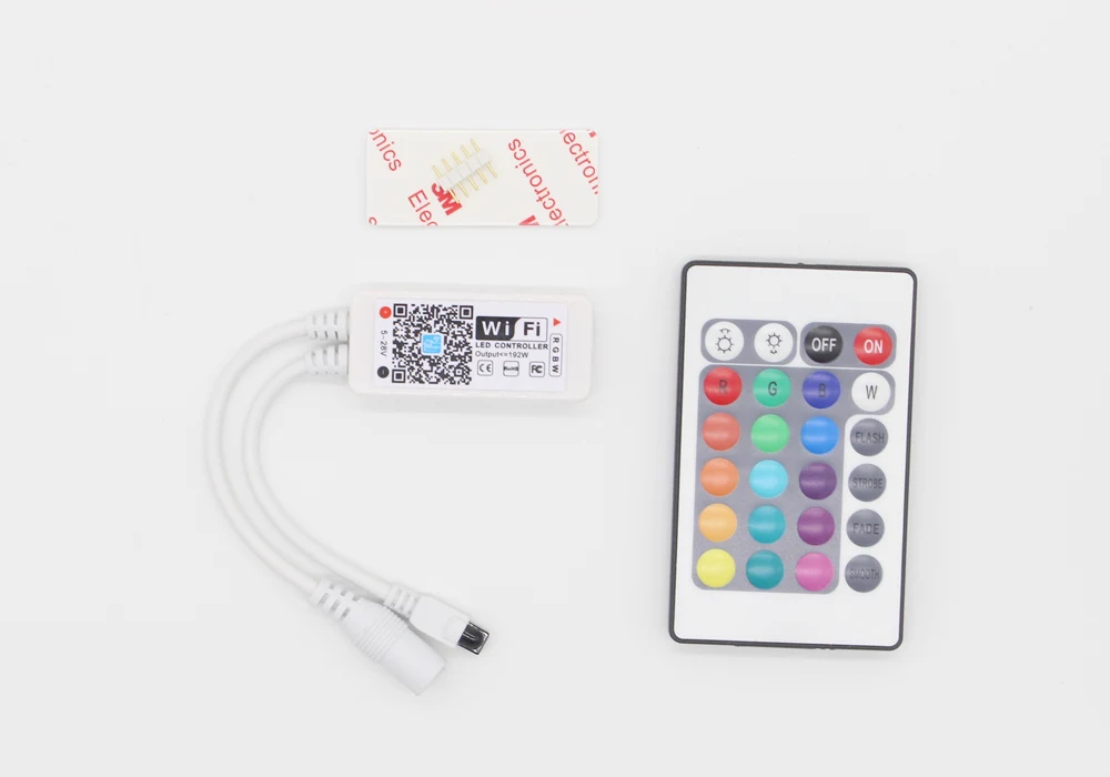 Беспроводной wifi светодиодный контроллер RGB DC5-24V Bluetooth RGBW IR/RF пульт дистанционного управления Google Home Mini для светодиодной ленты контроллер rgbww