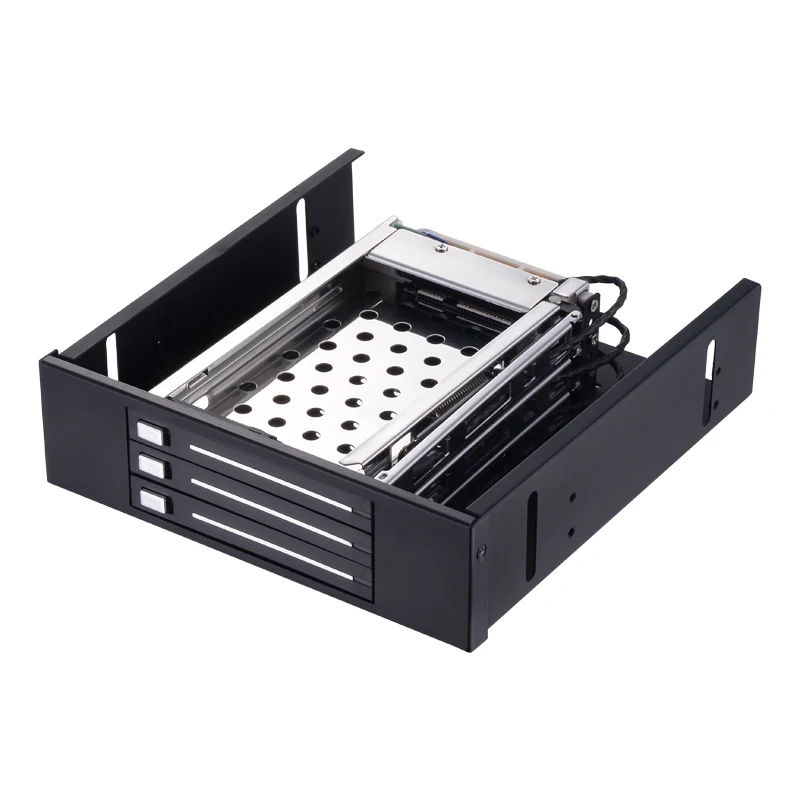 Unеop ST5532 3-Bay 2 5-дюймовый интерфейс SATA HDD SSD мобильный стеллаж для 5 25 дюймового