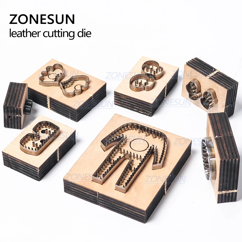 ZONESUN изготовленный по индивидуальному заказу высечка для кожи кольцо ключей