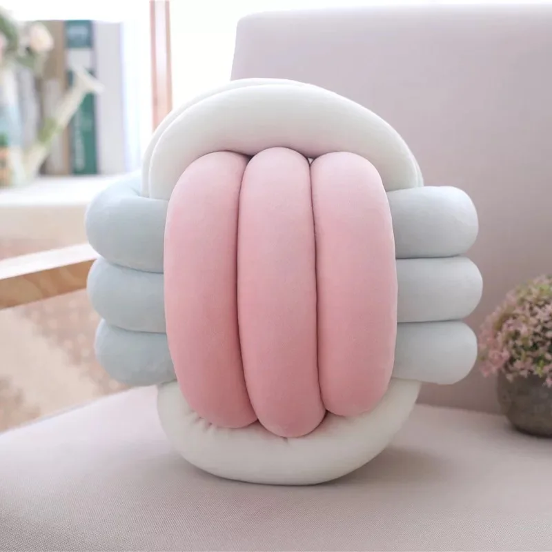 INS креативный цвет завязанная плюшевая игрушка-подушка Абстрактные