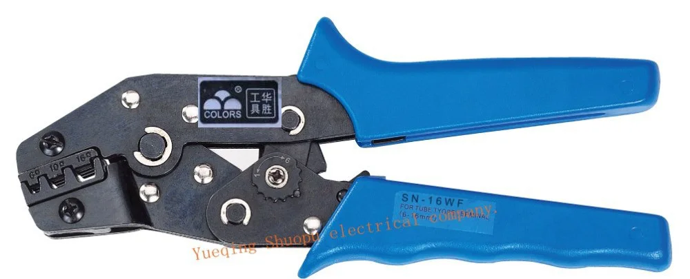 Мини-плоскогубцы с храповым механизмом для обжима в европейском стиле 0 25-2 5 мм2 |