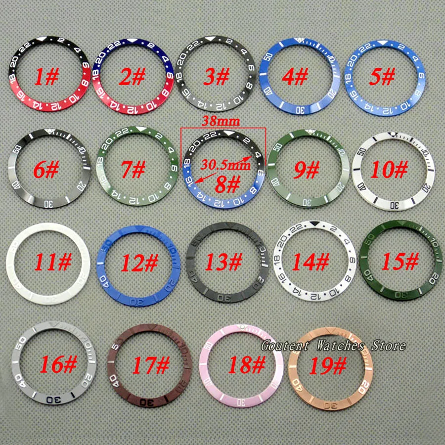 

Sapphire Glass 40mm Case+Bezelx1 Fit ETA 2836 Mingzhu DG2813,3804 Movement
