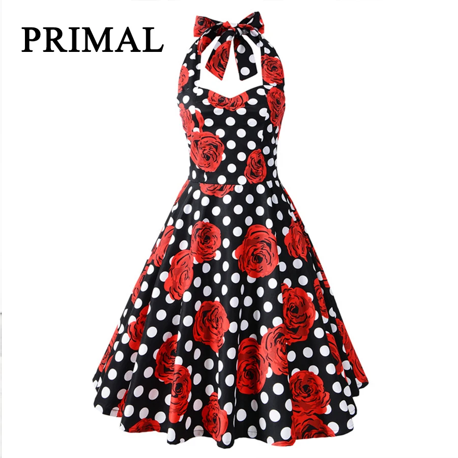 Новый Элегантный Холтер с цветочным принтом женское платье vestido de festa пикантная