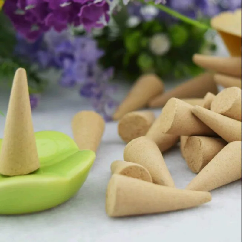 Ароматический конус для ароматерапии с подносом|incense cones|air aromaaroma cones |