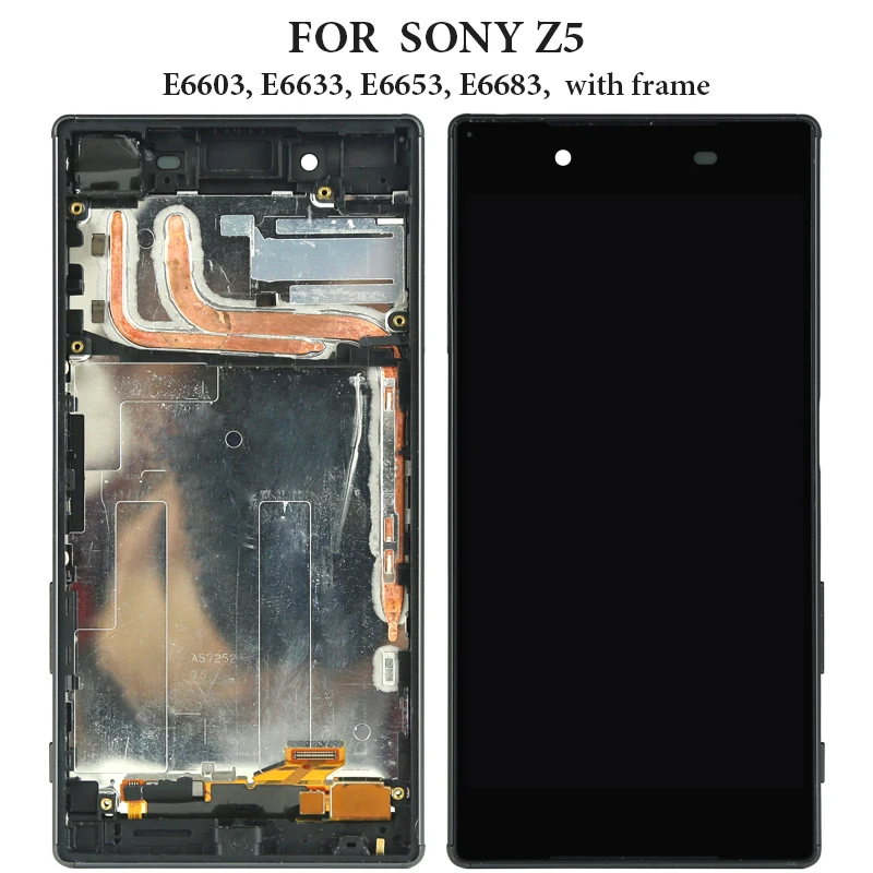 ЖК дисплей 5 2 дюйма для Sony Xperia Z5 цифровой преобразователь экрана в сборе подходит