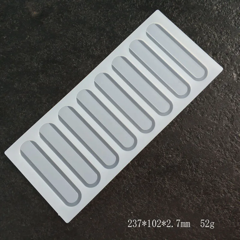 Фотоформа для шоколада 8 полосок силиконовая форма пищевых продуктов | Дом и сад