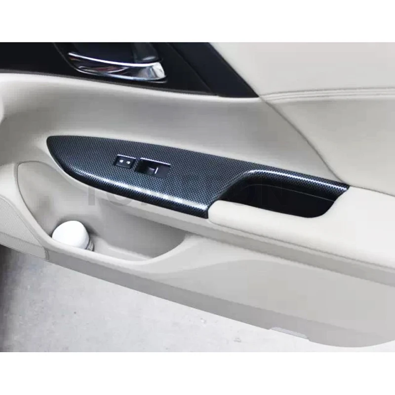 Для Honda Accord 9th ABS углеродное волокно краска средняя передача внутренний переключатель окна вентиляционная дверь ручка интерьер комплект аксессуары