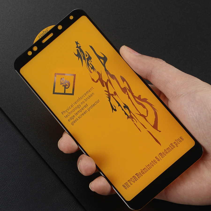 Jappinen НОВЫЙ 6D Полный Клей закаленное стекло для Xiaomi Redmi Note 5 полное покрытие экран