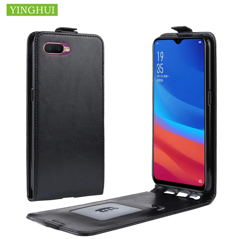 

Роскошный кожаный чехол для OPPO AX5S, Вертикальный чехол, силиконовый чехол для телефона, для OPPO A5S, флип-кошелек, кожаная сумка, флип-чехол для т...