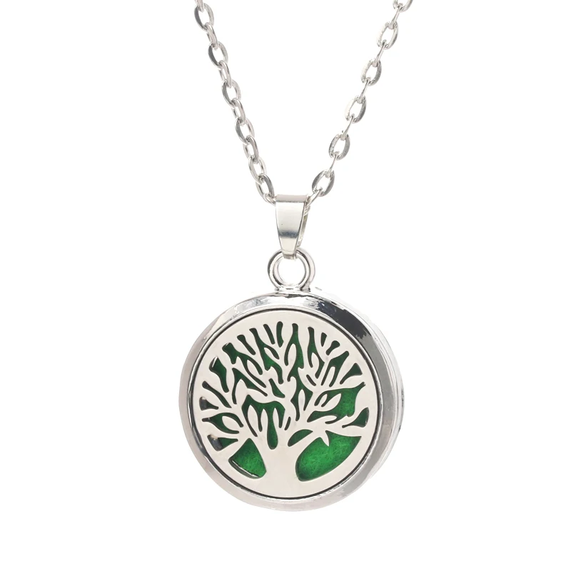 1 шт. узор Древа Жизни Магнитный Ароматерапевтический диффузор ожерелье