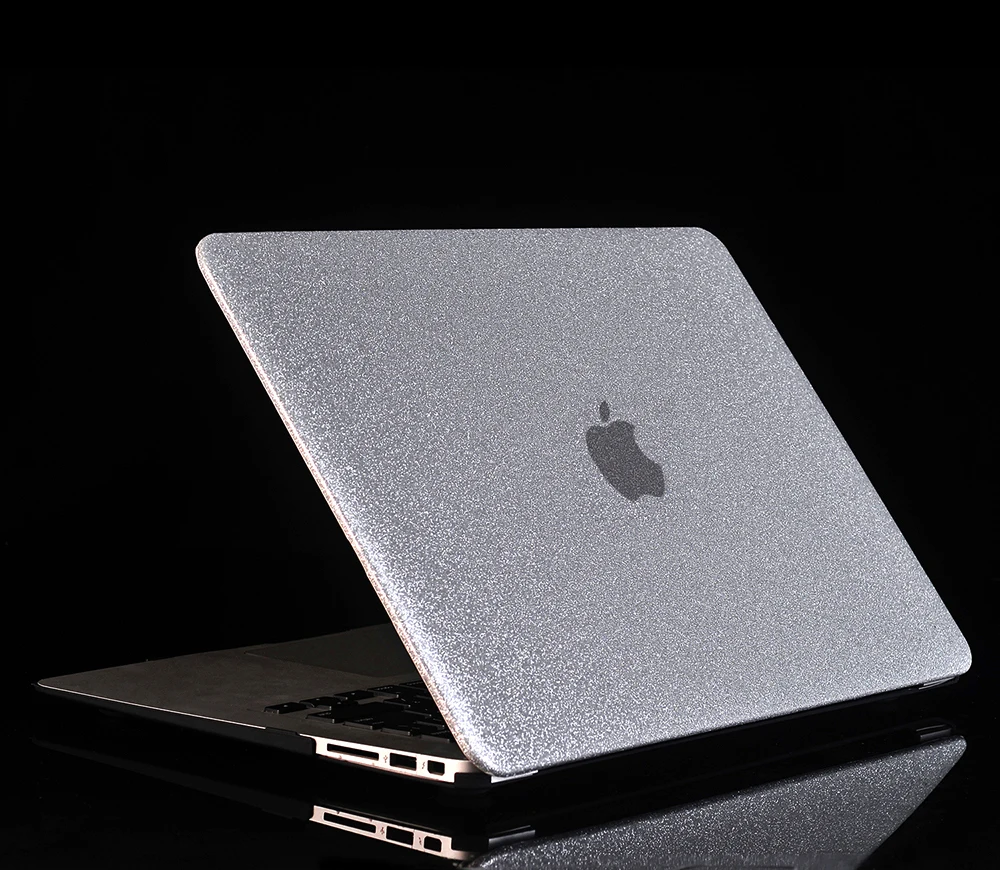 Блестящий жесткий чехол для ноутбука Apple Macbook Air Pro Retina1" 12" 1" 15" чехол для Mac book New Air 13 New pro 13 15 Touch bar