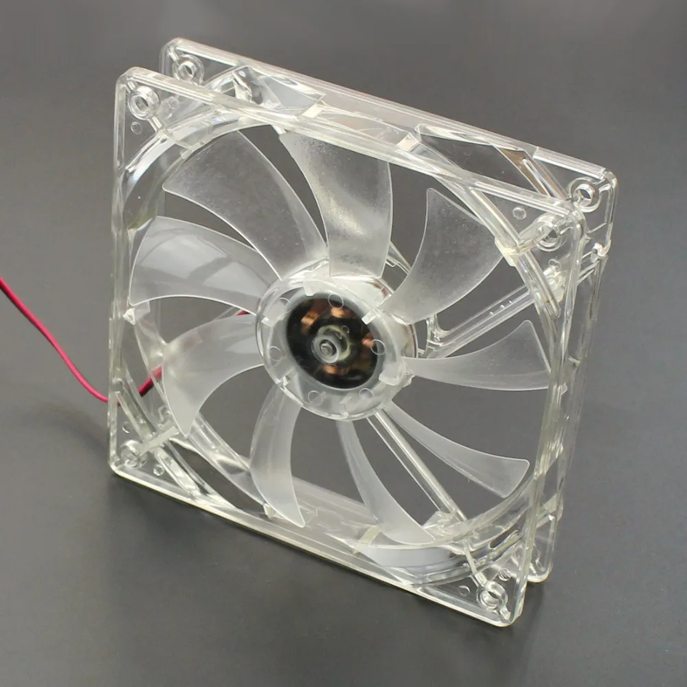 XT-XINTE Large 4Pin 12cm PC Computer fan Cooler LED Cooling Fan 20dBA 12V DC Heatsink for Case CPU Radiator Blue | Компьютеры и офис