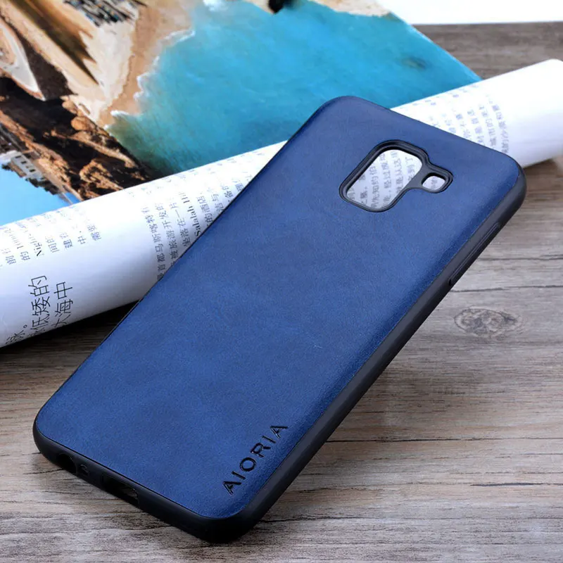 Чехол для Samsung Galaxy J6 2018 роскошный Винтажный чехол из искусственной коровьей кожи