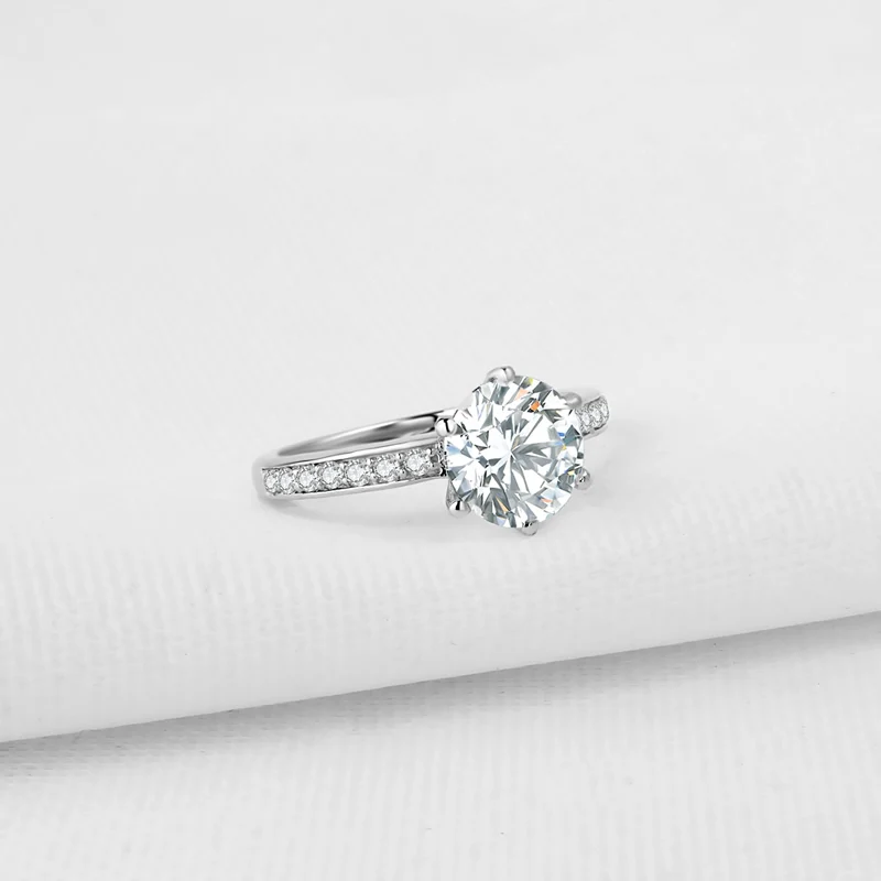 Женское Обручальное кольцо SONA обручальное из стерлингового серебра 925 пробы с