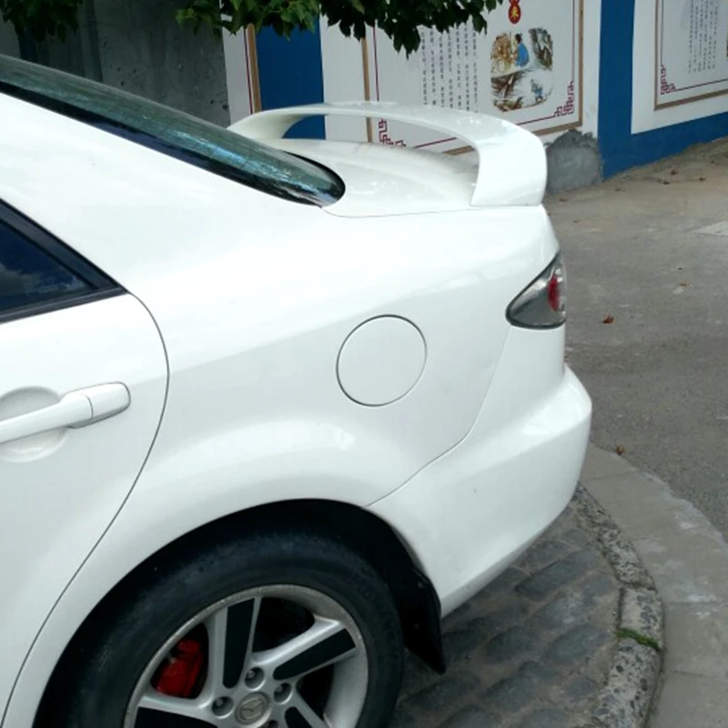 Для Mazda 6 2003-2013 спойлер высокого качества ABS Материал заднее крыло автомобиля
