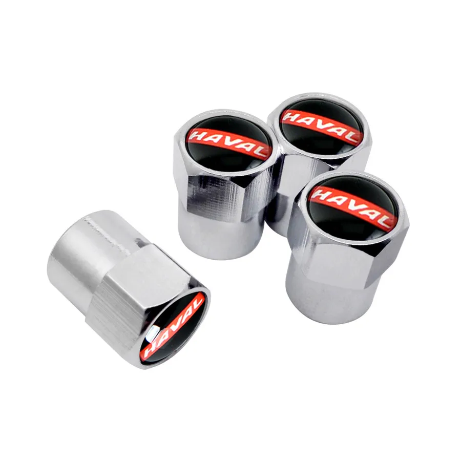 B-Silver Автомобильные аксессуары для Великой Стены Haval M1 M2 M4 H1 H2 H3 H4 H5 H6 H7 H8 H9 M6 H2s H6s F6 колеса клапана Шапки пыленепроницаемые покрытия - Цвет: B-Silver