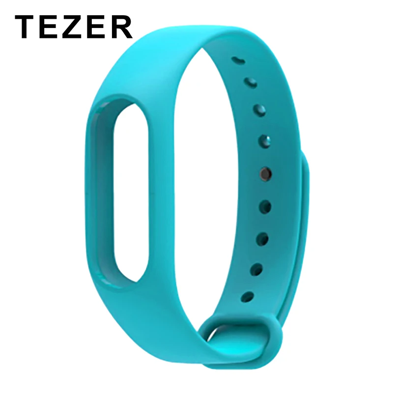 Синий 1 шт. Xiao mi band 2 ремешок на запястье силиконовый цветной браслет для mi Band 2 умный Браслет для Xiao mi Band 2 аксессуары - Цвет: Синий