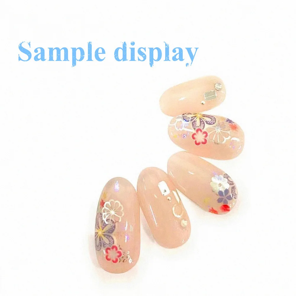 

New Fashion 1Sheets 3D Water Decals Nail Art Stickers DIY colorful flower mixs types Nails Sticker Decorations Manicure Z054