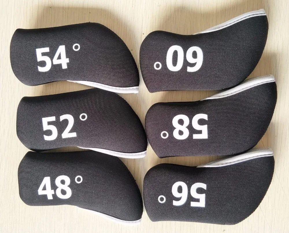 Высокое качество 6 шт. красные черные синие Чехлы для гольфа на танкетке